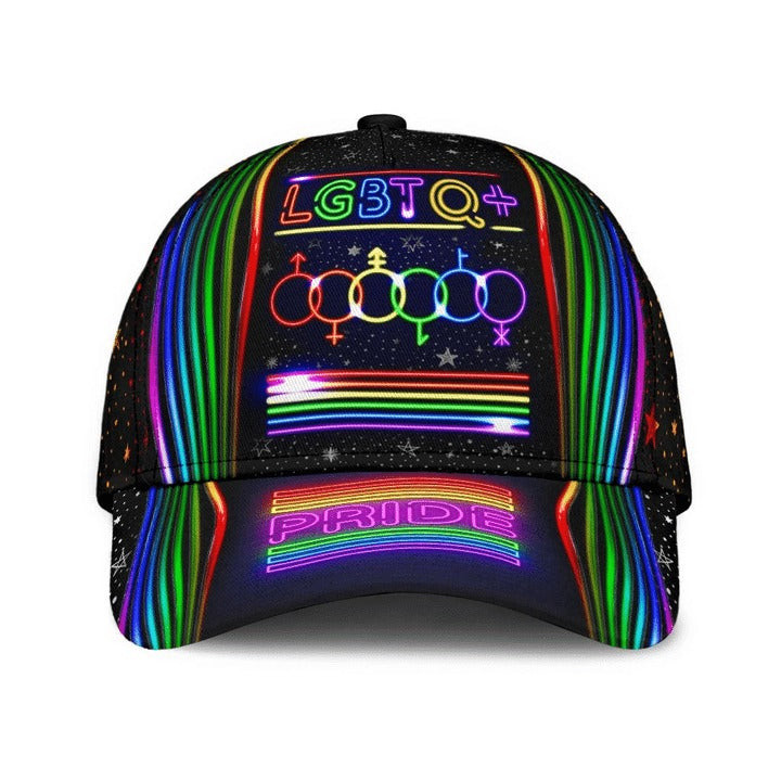 Lgbt 3D All Over Printing Baseball Cap Hat, Couple Gay Gifts, Clasic Cap For Lesbian Trucker Hats Custom Hats Gifts For Men & Women