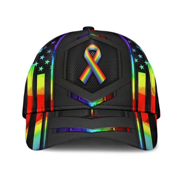 LGBT Accessories, Dragons LGBT Love Is Love Printing Baseball Cap Hat, Gift For Couple Gay Man Trucker Hats Custom Hats Gifts For Men & Women