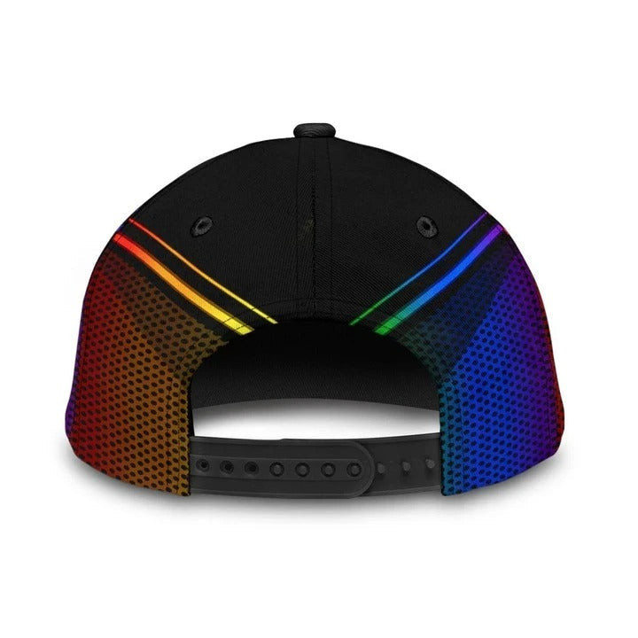 Lgbt Baseball 3D Cap, B Plus K Lgbt Printing Baseball Cap Hat Trucker Hats Custom Hats Gifts For Men & Women