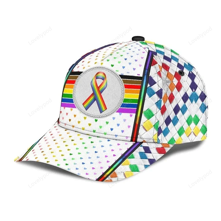 Lgbt Baseball Cap Hat, Couple Gay Gifts, Clasic Cap For Lesbian Trucker Hats Custom Hats Gifts For Men & Women