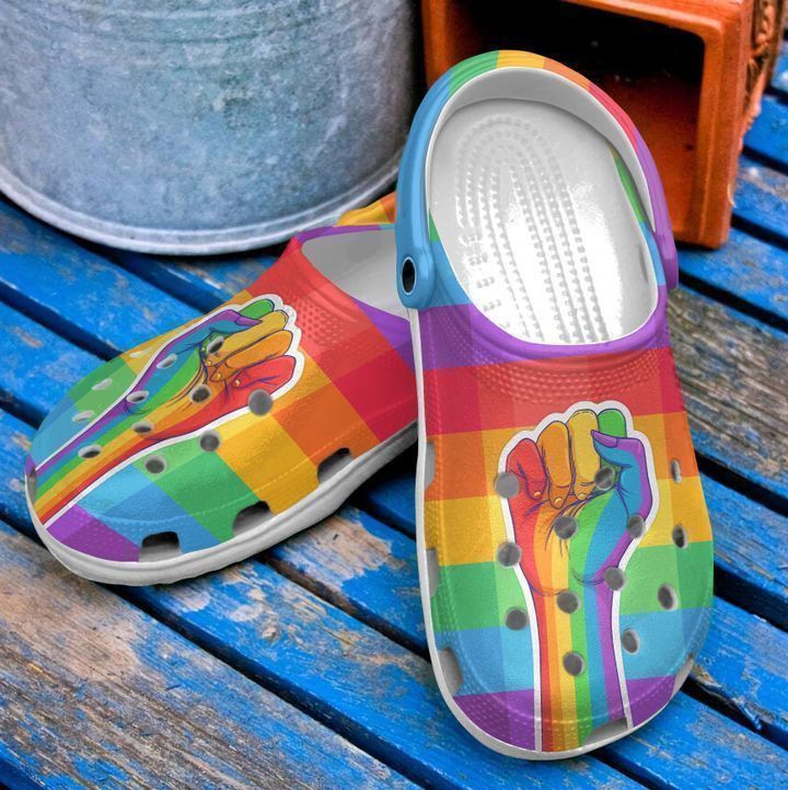 Lgbt Pride Classic Clogs Shoes