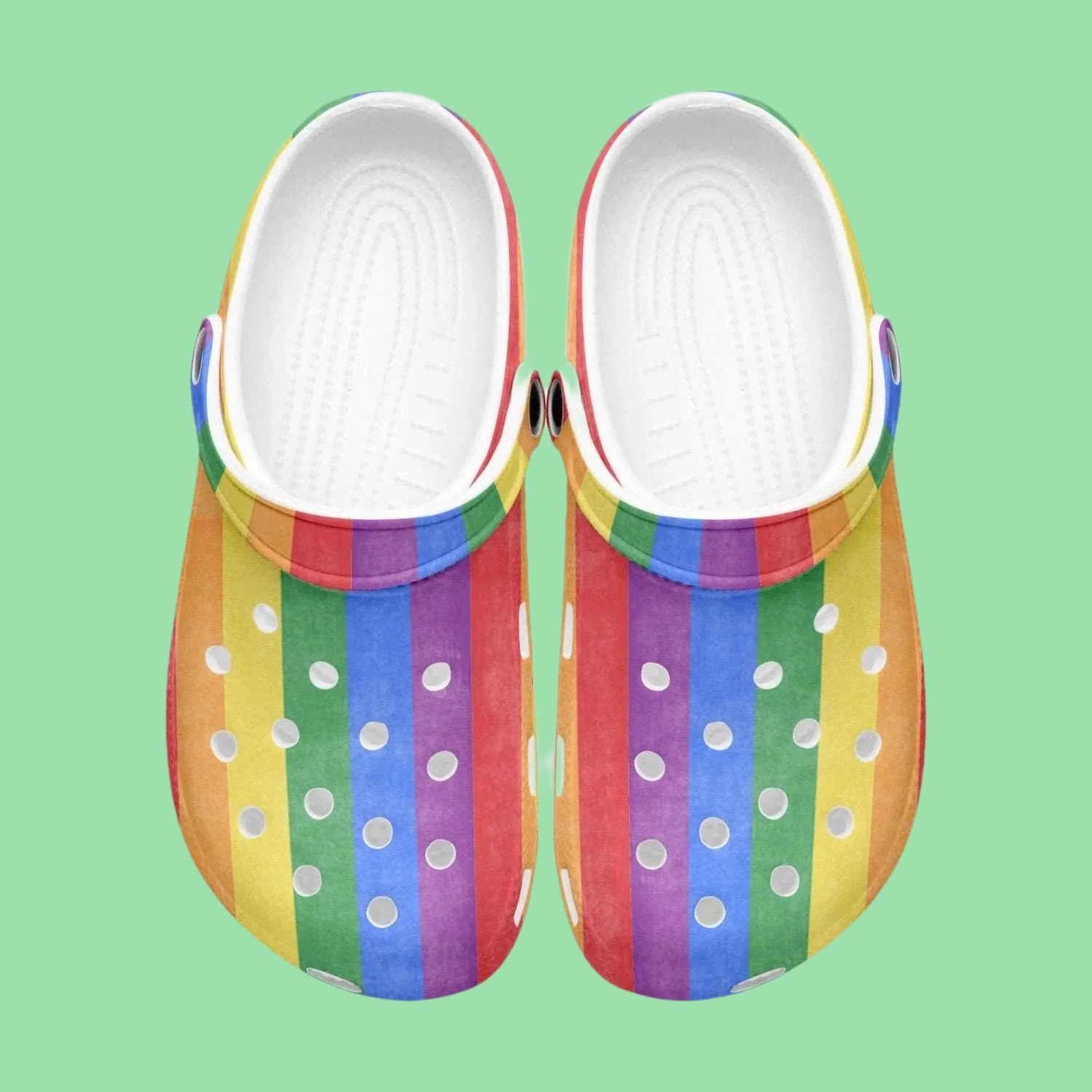 LGBT Pride Month Crocs Crocband Clogs Shoes Custom Name For Men Women and Kids