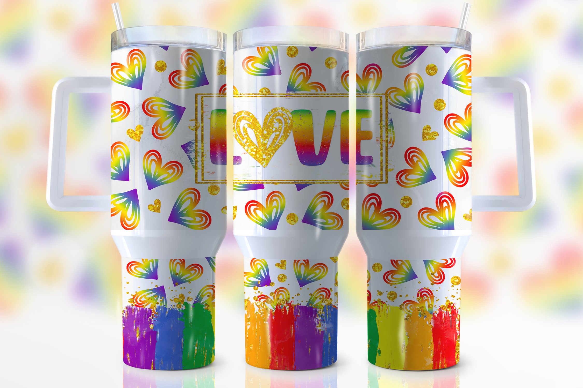 LGBTQ+ Love Custom Stanley Cup 40 oz 30 oz Tumbler With HandleTVC2301949