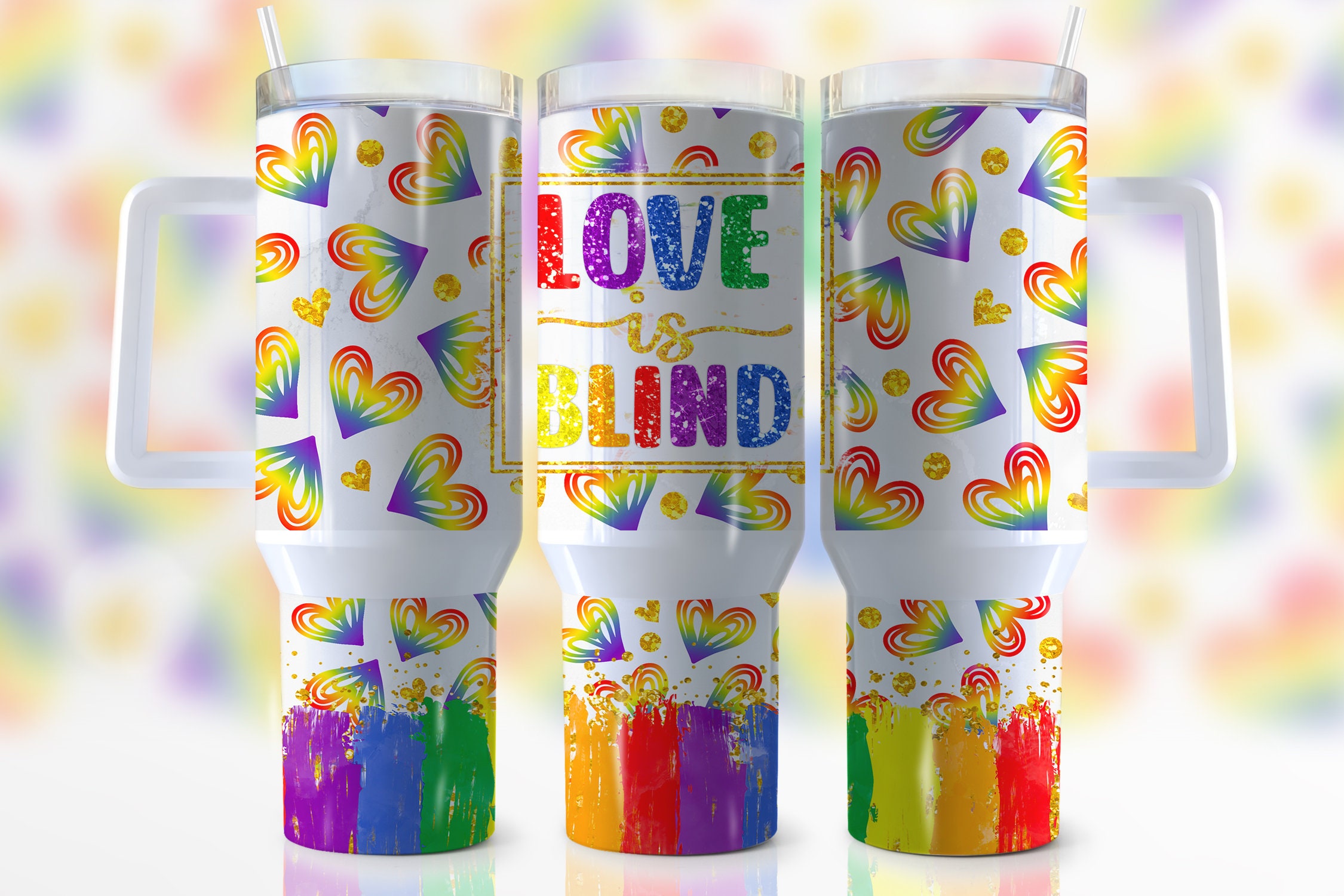 LGBTQ+ Love Custom Stanley Cup 40 oz 30 oz Tumbler With HandleTVC2301952