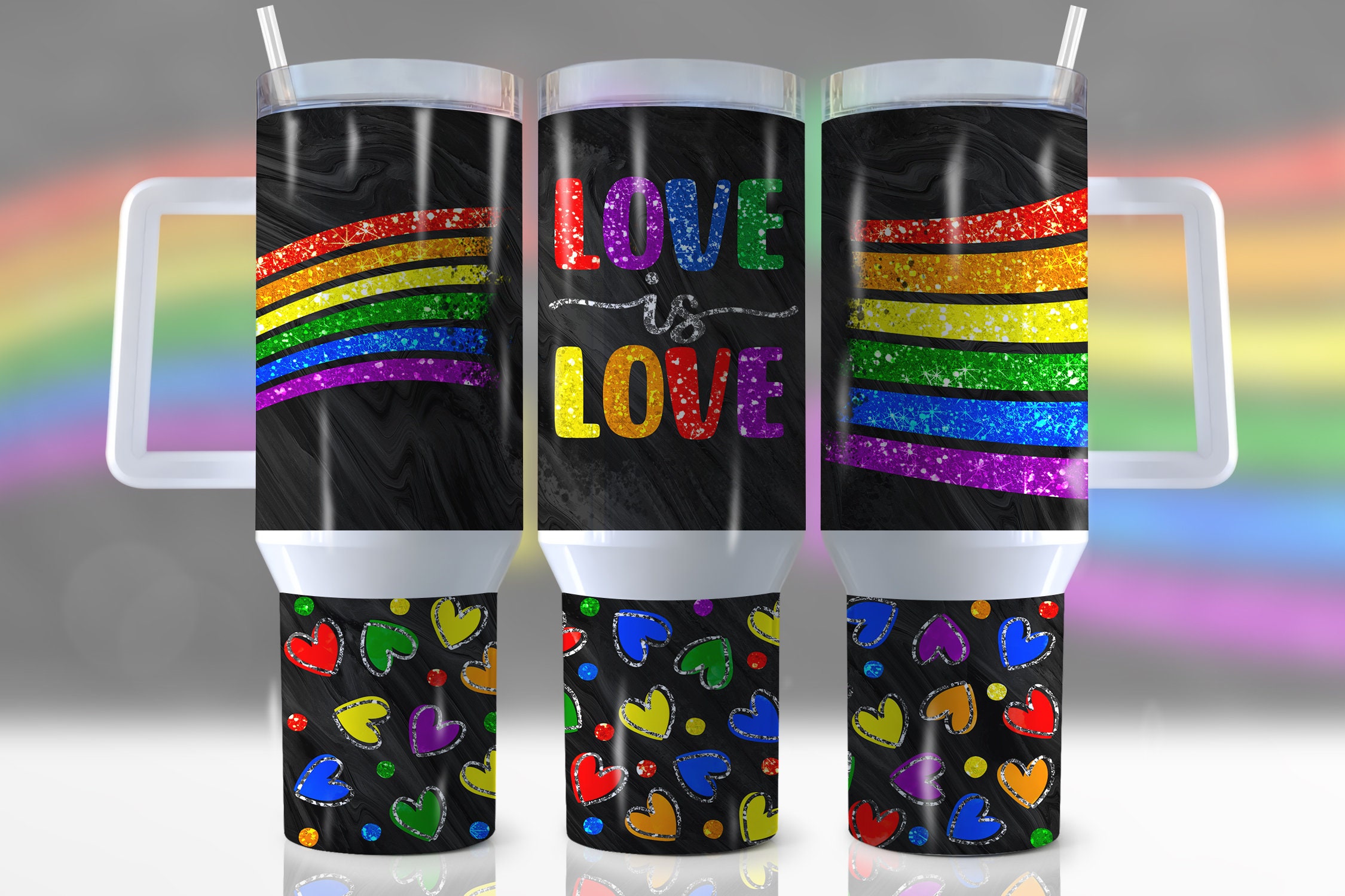 LGBTQ+ Love Custom Stanley Cup 40 oz 30 oz Tumbler With HandleTVC2301953