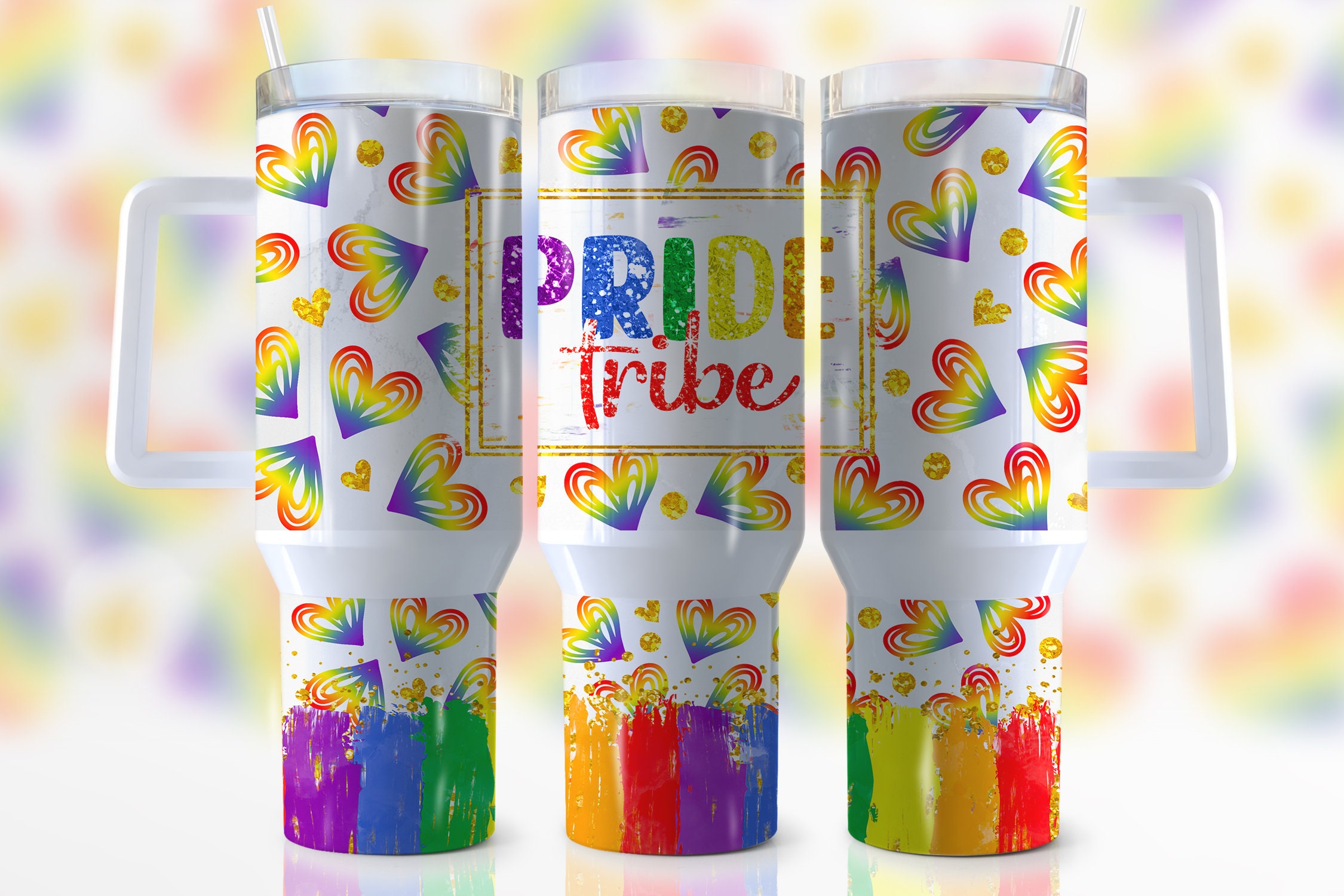 LGBTQ+ Pride Tribe Custom Stanley Cup 40 oz 30 oz Tumbler With HandleTVC2301953