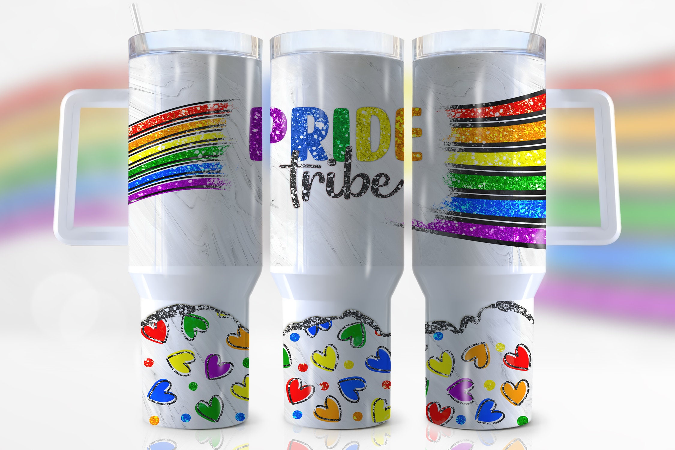 LGBTQ+ Pride Tribe Custom Stanley Cup 40 oz 30 oz Tumbler With HandleTVC2301954
