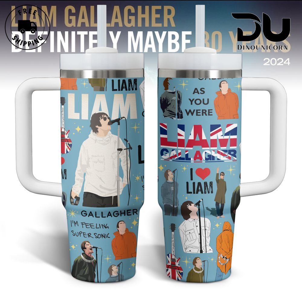 Liam Gallagher Music Custom Stanley Cup 40 oz 30 oz Tumbler With HandleTVC2301710