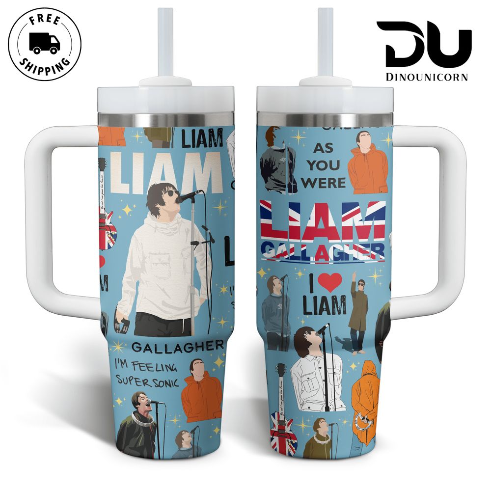 Liam Gallagher Music Custom Stanley Cup 40 oz 30 oz Tumbler With HandleTVC2301711