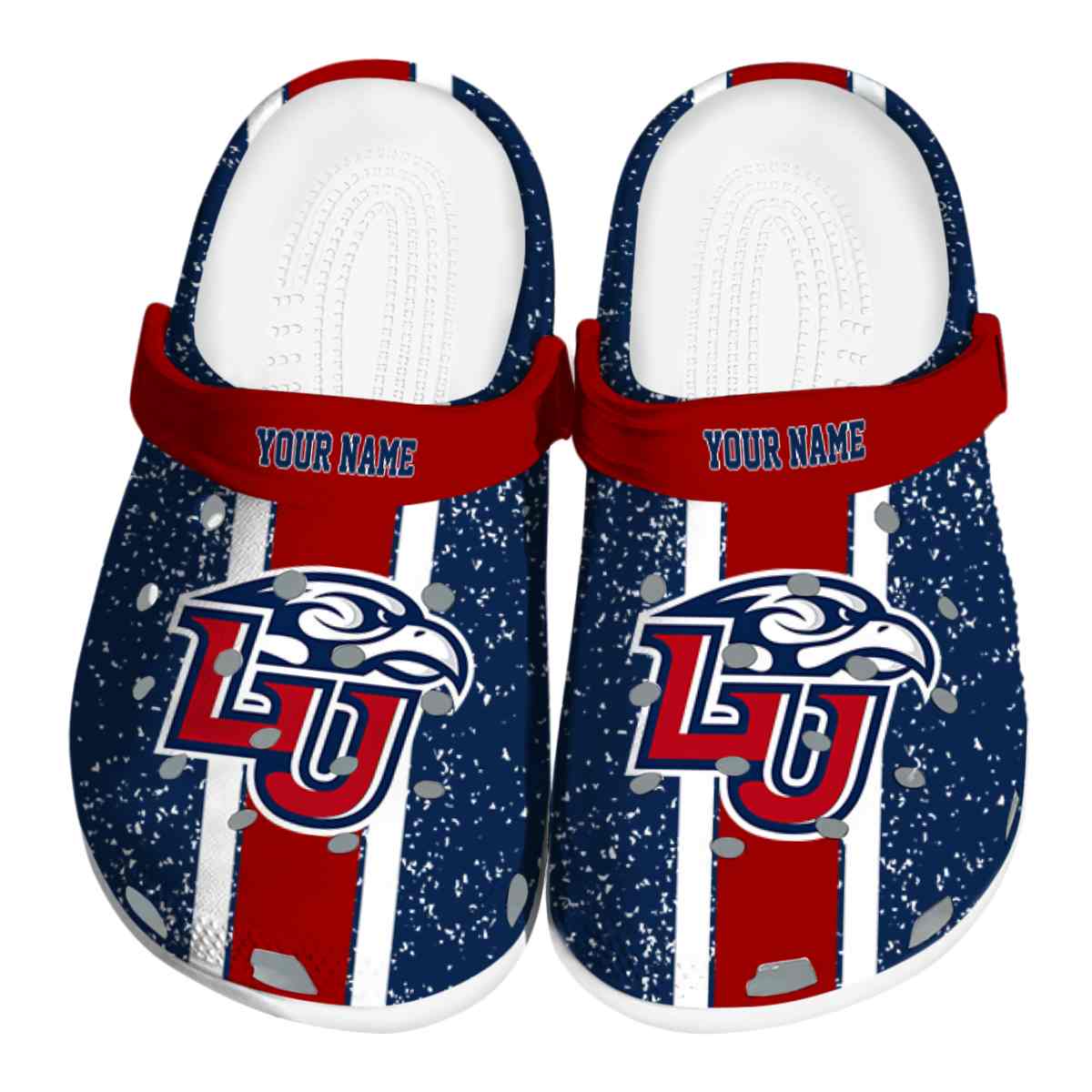 Liberty Flames NCAA Sport Crocs Crocband Clogs Shoes Comfortable For Men Women and Kids