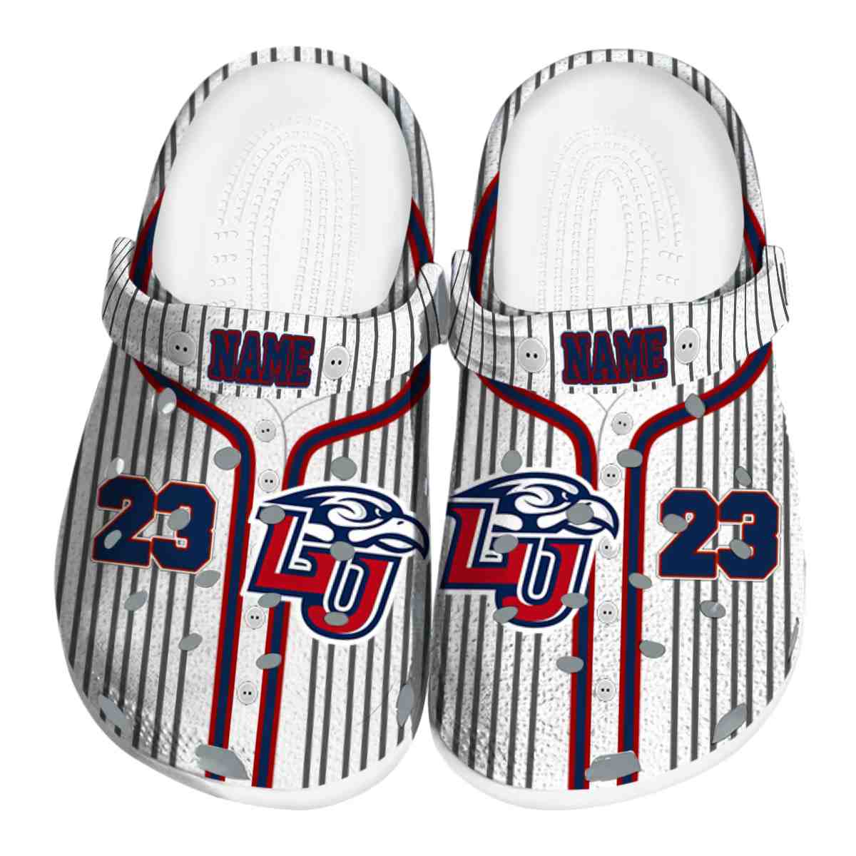 Liberty Flames NCAA Sport Crocs Crocband Clogs Shoes Comfortable For Men Women and Kids