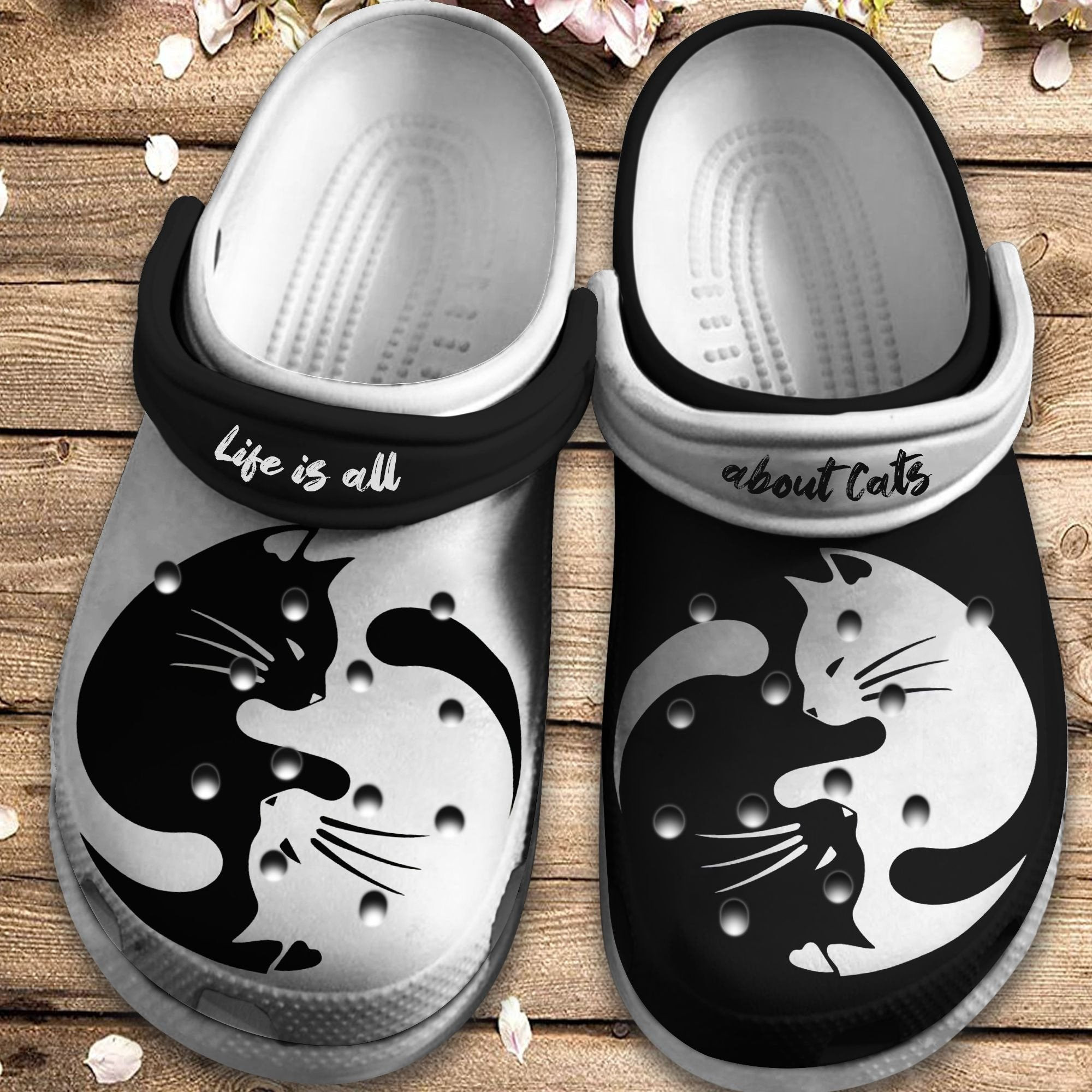Life Is All About Cats Summer Shoes Clogs Gift For Birthday