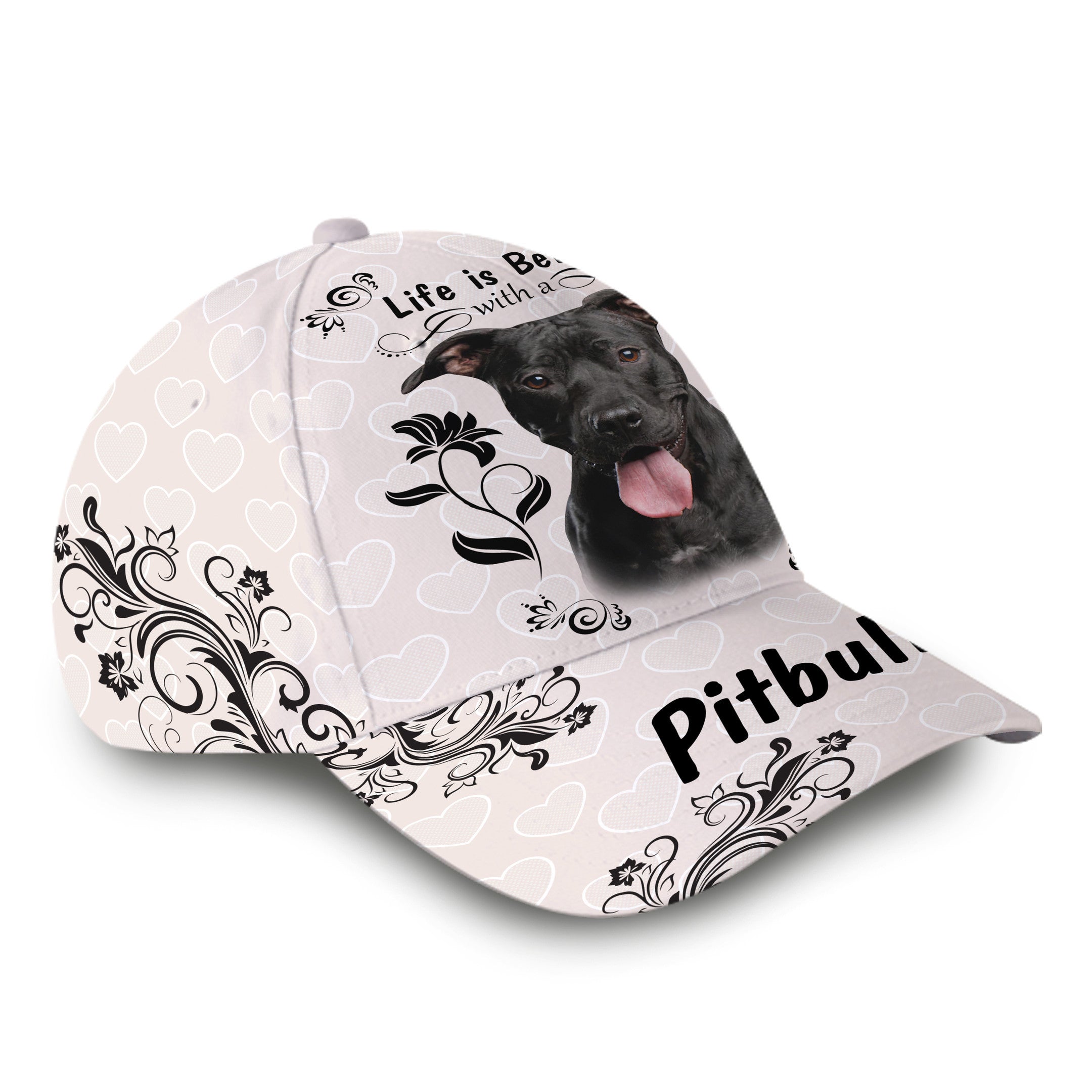 Life Is Better With Pitbull Hat Classic Cap Trucker Hats Custom Hats Gifts For Men & Women