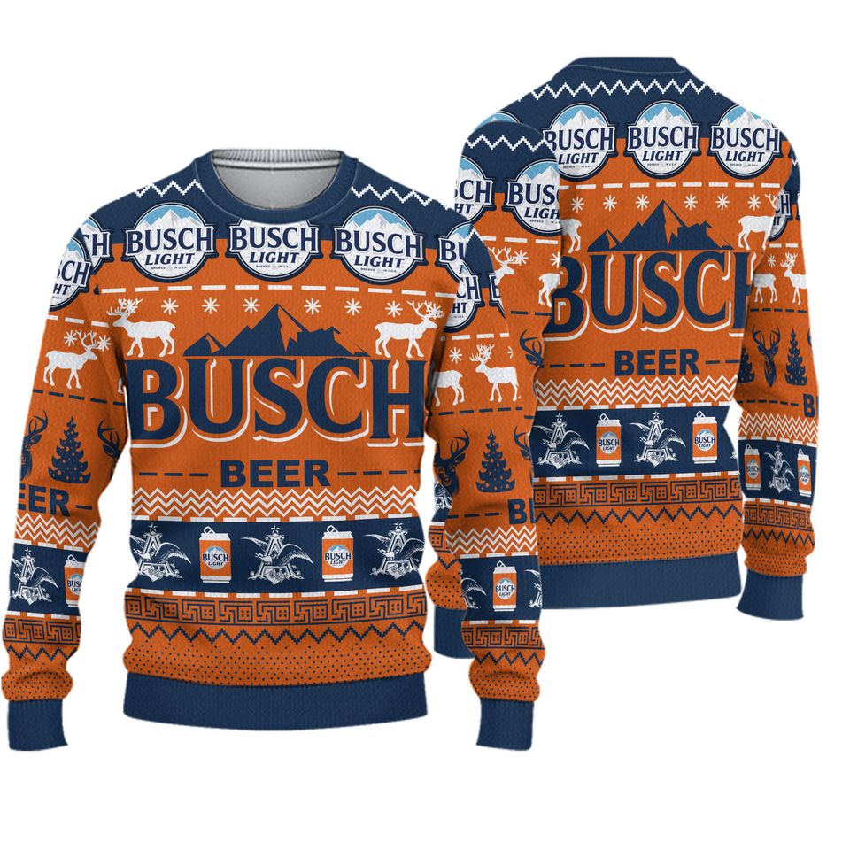 Light Beer Beer Orange Ugly Sweater Christmas 3D Sweater
