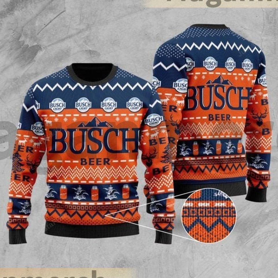 Light Beer Beer Themed Christmas Sweater