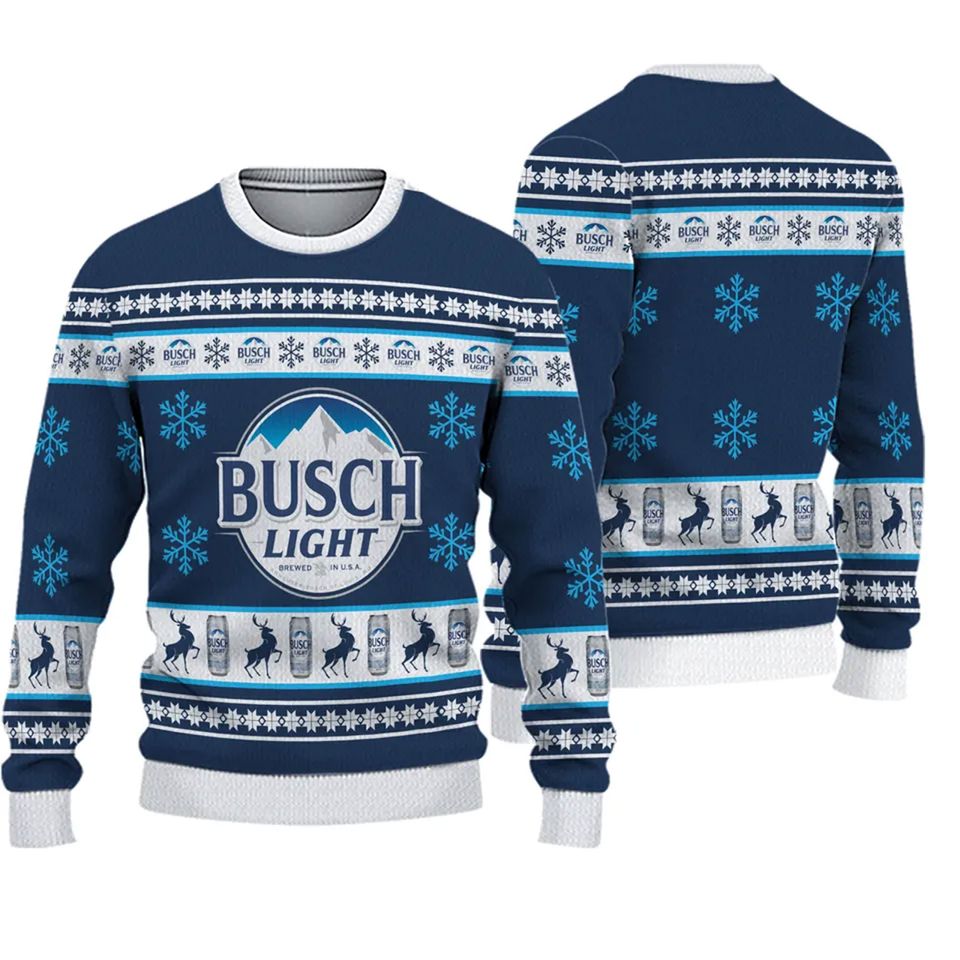 Light Beer Beer Ugly Knitted Christmas 3D Sweater