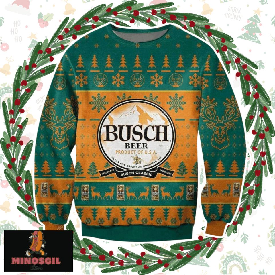 Light Beer Christmas Ugly 2023 Sweater, Light Beer 3D Xmas Sweater