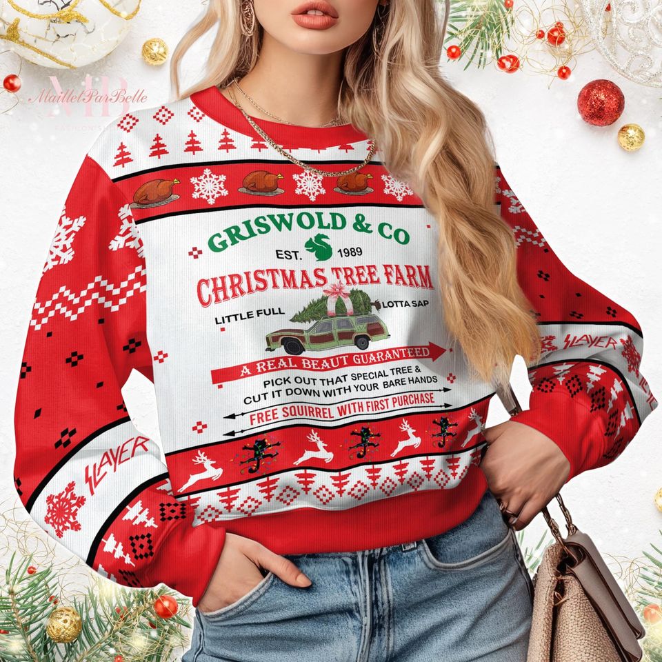 Like Father Like Daughter - Personalized Ugly Sweatshirt