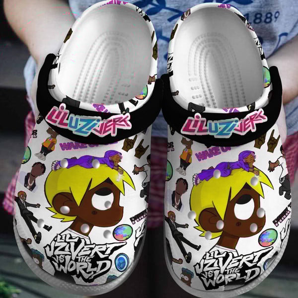 Lil Uzi Vert Music Crocs Crocband Clogs Shoes Comfortable For Men Women and Kids