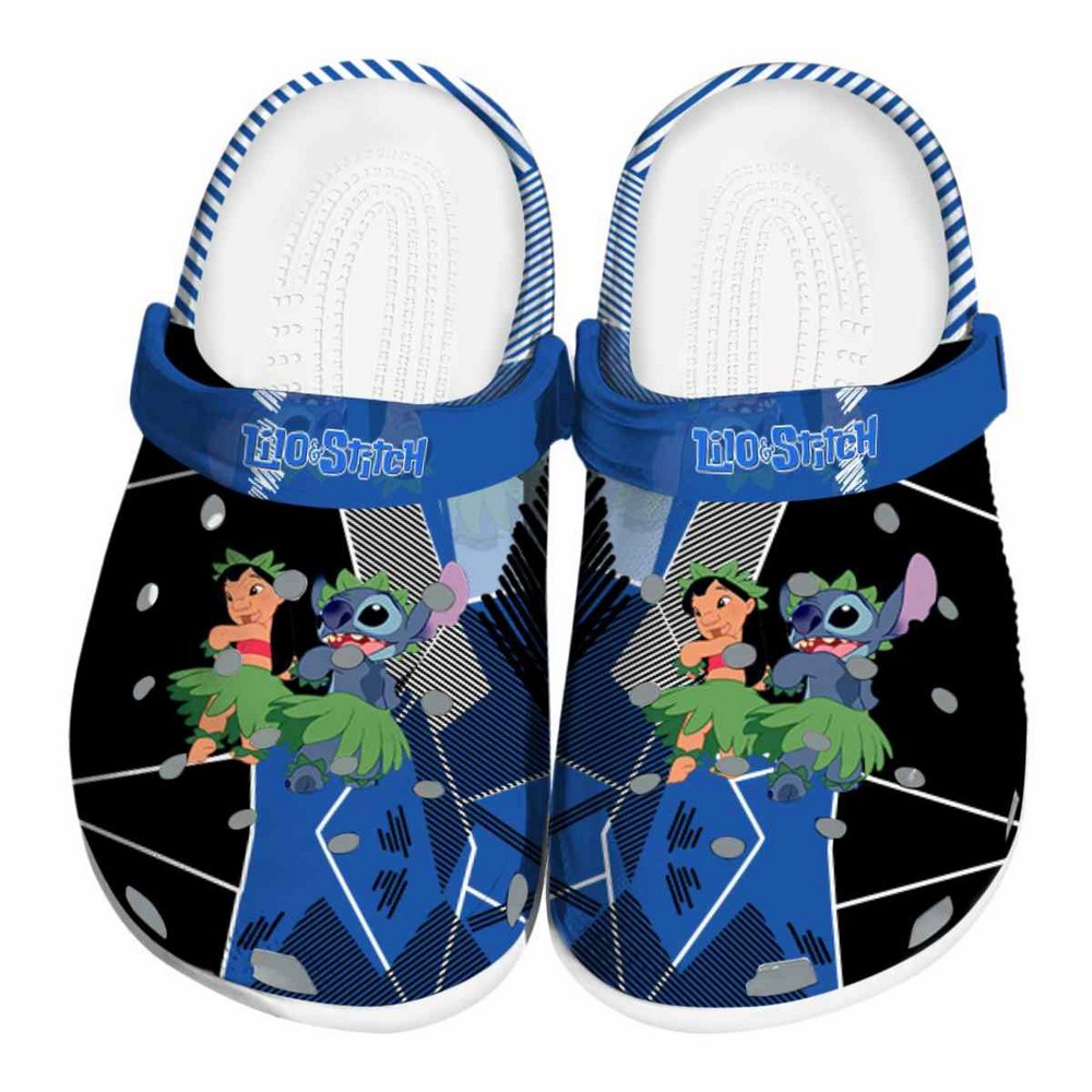 Lilo And Stitch Cartoon Crocs Crocband Clogs Shoes Comfortable For Men Women and Kids