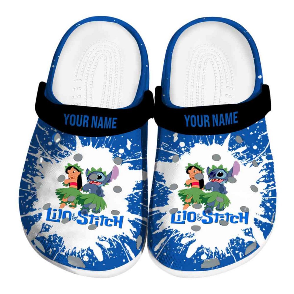 Lilo And Stitch Cartoon Crocs Crocband Clogs Shoes Comfortable For Men Women and Kids