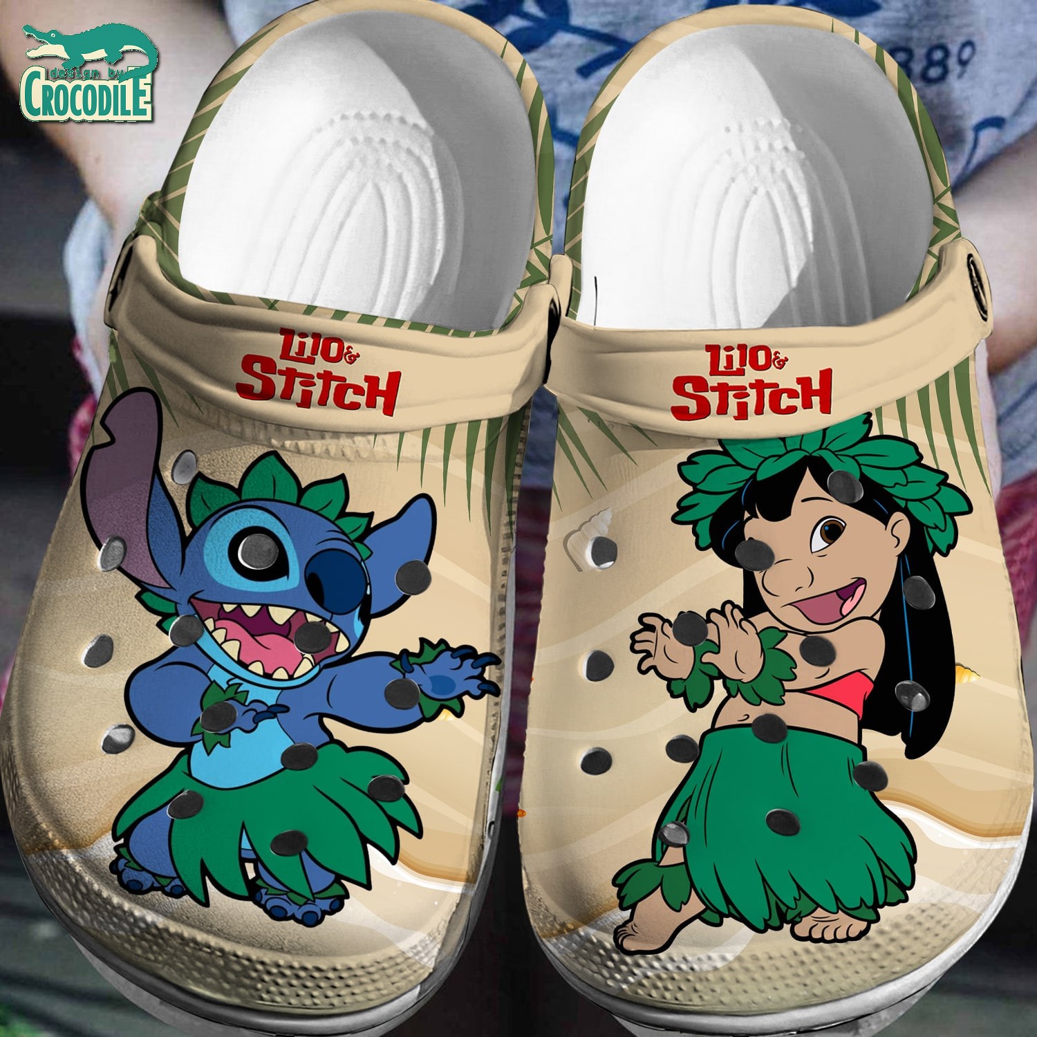 Lilo And Stitch Cartoon Crocs Crocband Clogs Shoes Comfortable For Men Women and Kids
