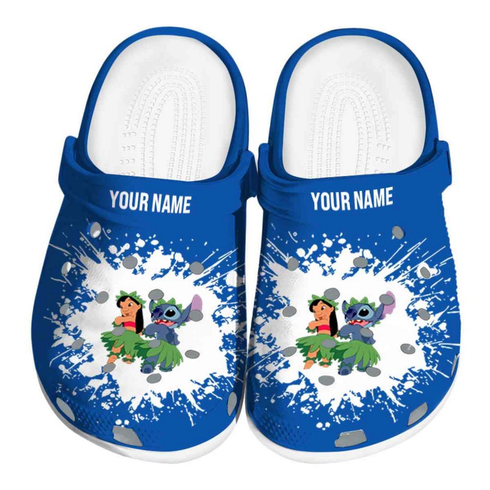 Lilo And Stitch Cartoon Crocs Crocband Clogs Shoes Comfortable For Men Women and Kids