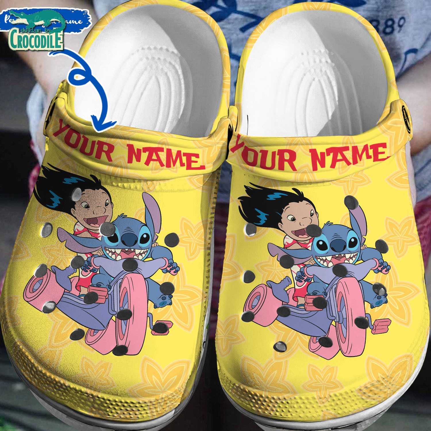 Lilo And Stitch Cartoon Crocs Crocband Clogs Shoes Comfortable For Men Women and Kids