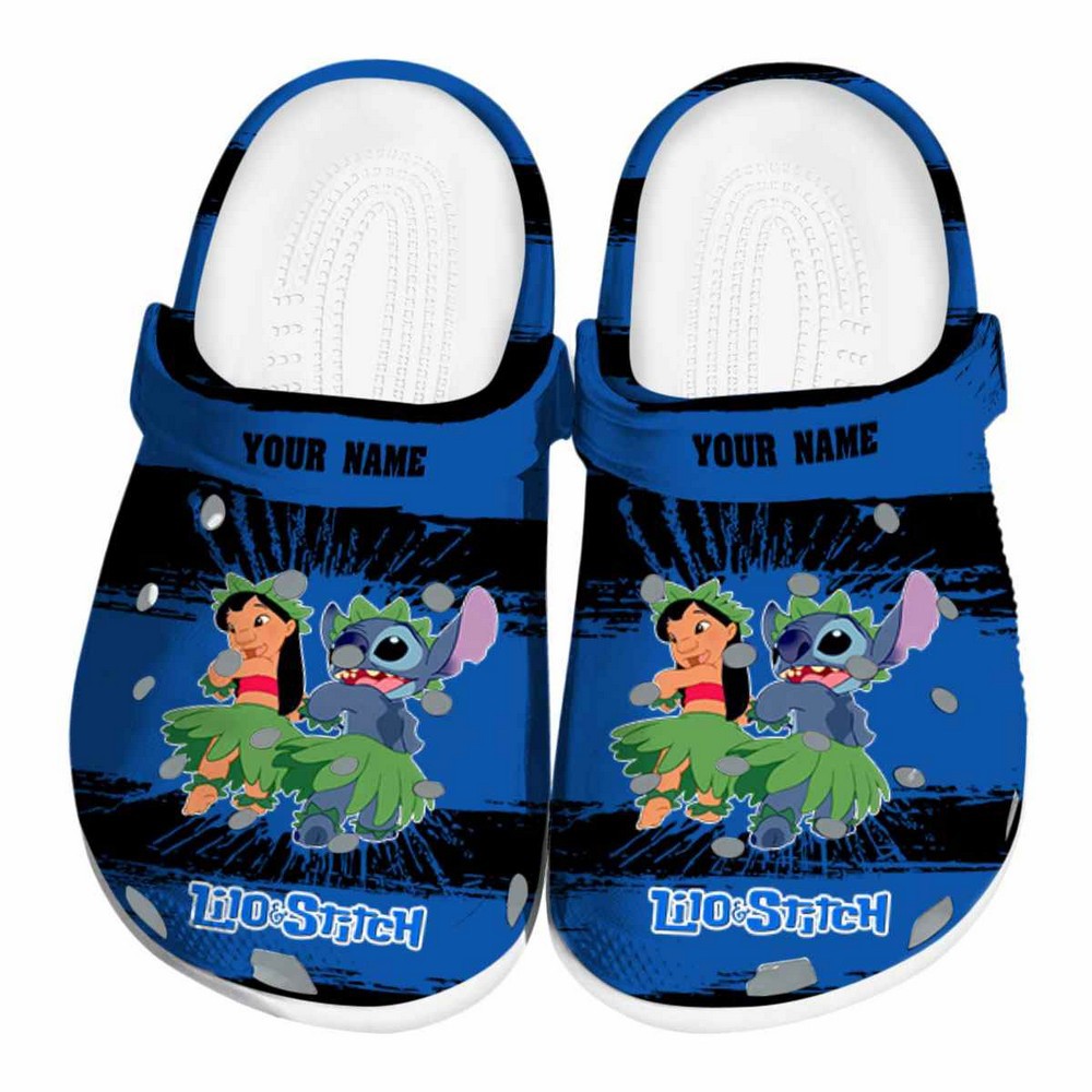 Lilo And Stitch Cartoon Crocs Crocband Clogs Shoes Comfortable For Men Women and Kids