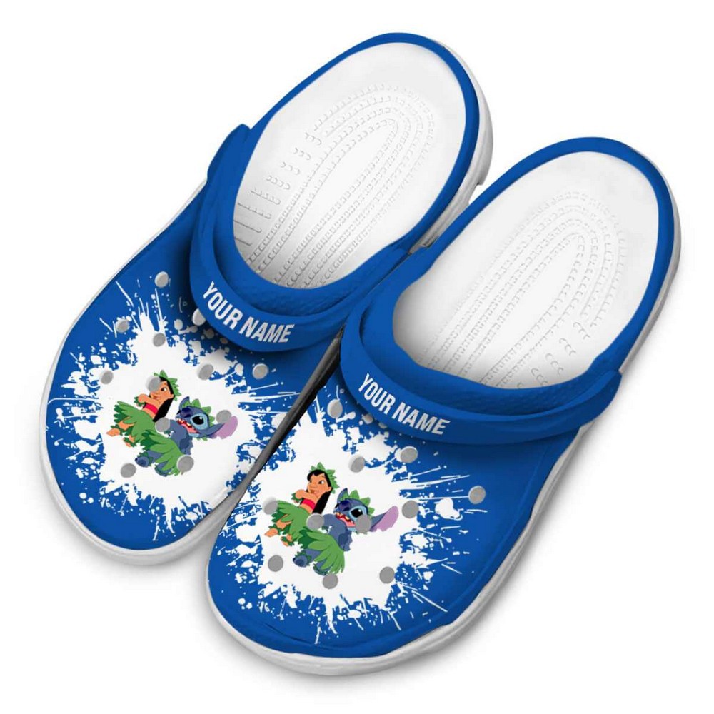 Lilo And Stitch Cartoon Crocs Crocband Clogs Shoes Comfortable For Men Women and Kids - Image 3