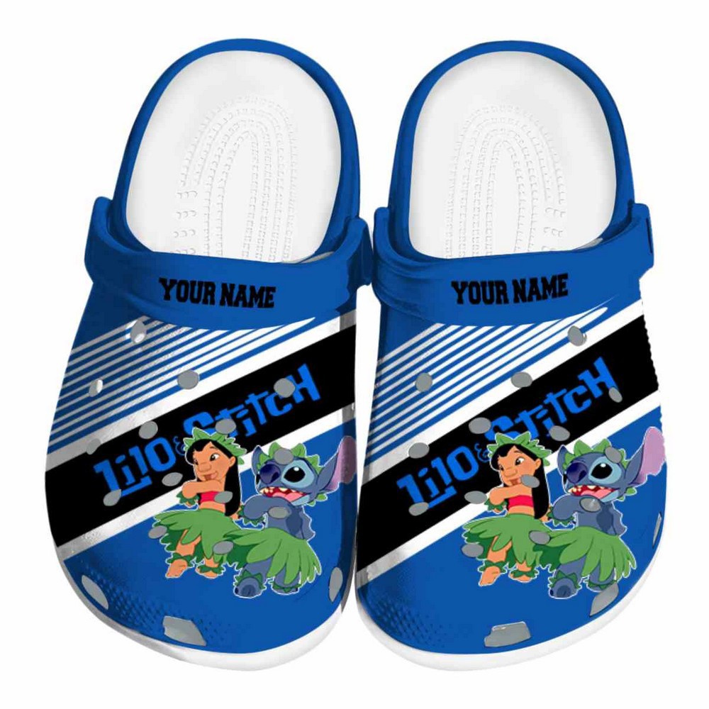 Lilo And Stitch Cartoon Crocs Crocband Clogs Shoes Comfortable For Men Women and Kids