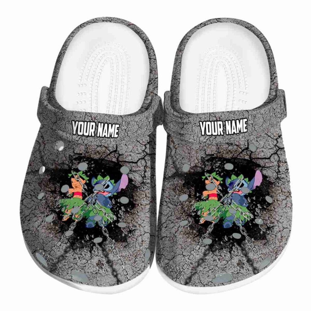 Lilo And Stitch Cartoon Crocs Crocband Clogs Shoes Comfortable For Men Women and Kids