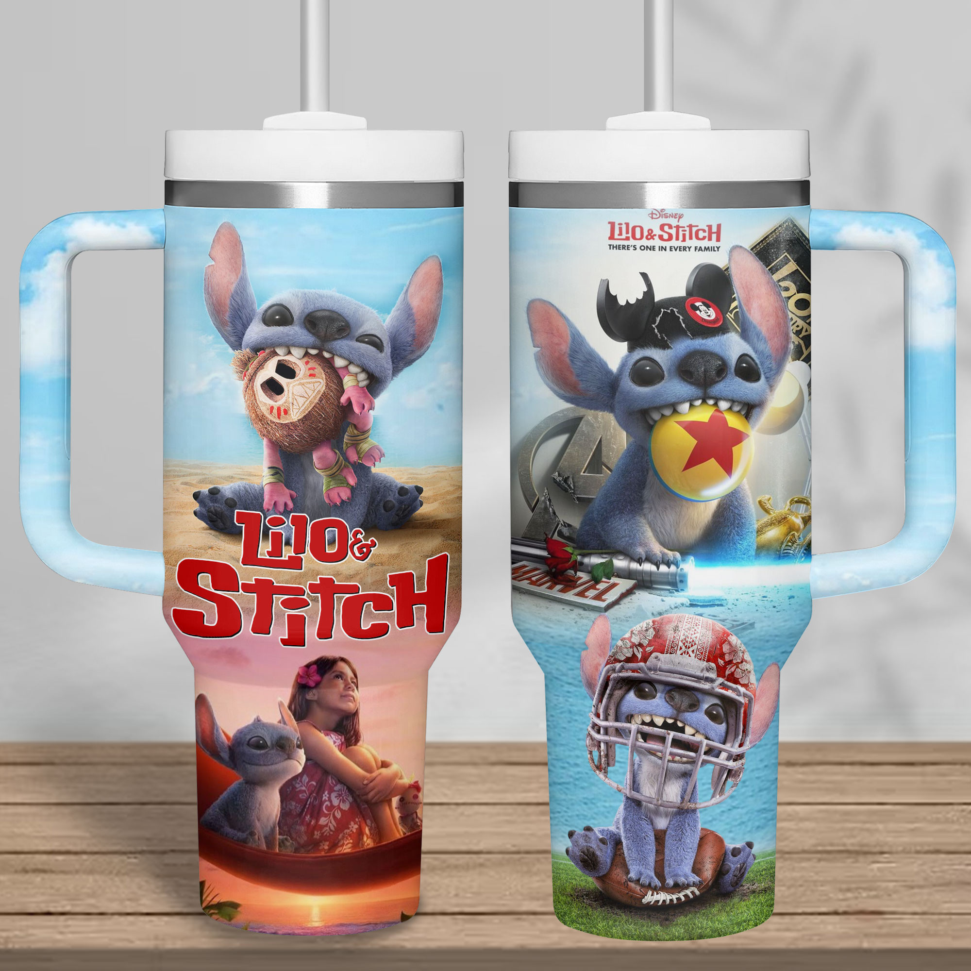 Lilo And Stitch Cartoon Custom Stanley Cup 40 oz 30 oz Tumbler With HandleTVC2301181 - Image 3