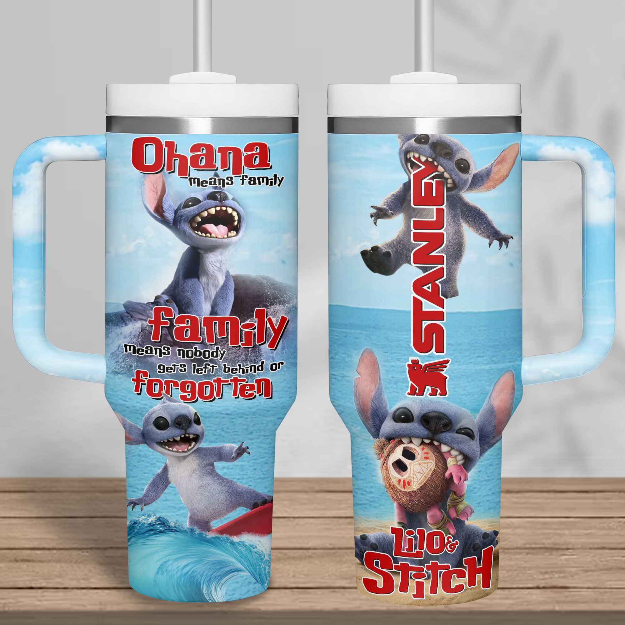 Lilo And Stitch Cartoon Custom Stanley Cup 40 oz 30 oz Tumbler With HandleTVC2301181 - Image 5