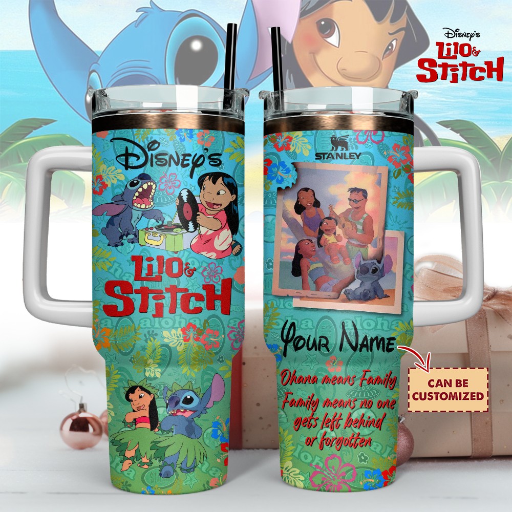 Lilo And Stitch Custom Stanley Cup 40 oz 30 oz Tumbler With HandleTVC2301127