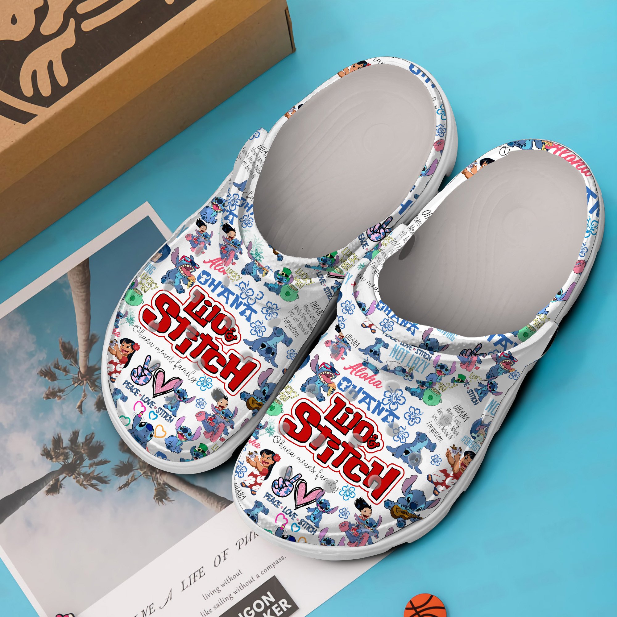 Lilo And Stitch Disney Cartoon Crocs Crocband Clogs Shoes Comfortable For Men Women and Kids - Image 2
