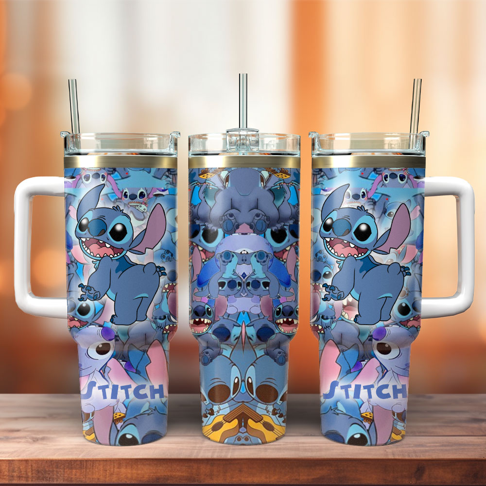 Lilo And Stitch Disney Cartoon Custom Stanley Cup 40 oz 30 oz Tumbler With HandleTVC2301291