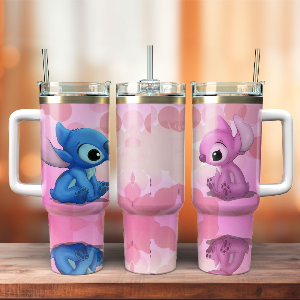 Lilo And Stitch Disney Cartoon Custom Stanley Cup 40 oz 30 oz Tumbler With HandleTVC2301292