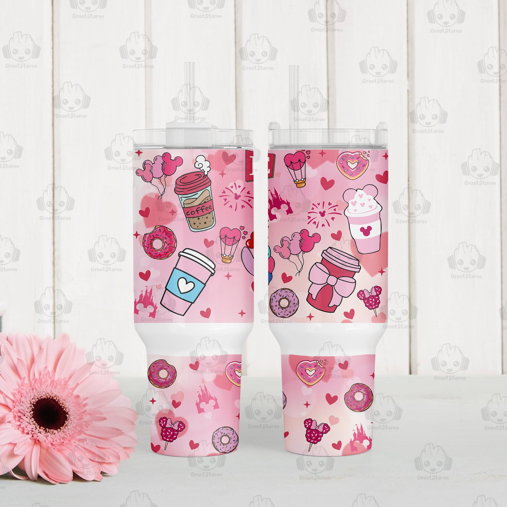 Lilo and Stitch Disney Cartoon Custom Stanley Cup 40 oz 30 oz Tumbler With HandleTVC2301912 - Image 3