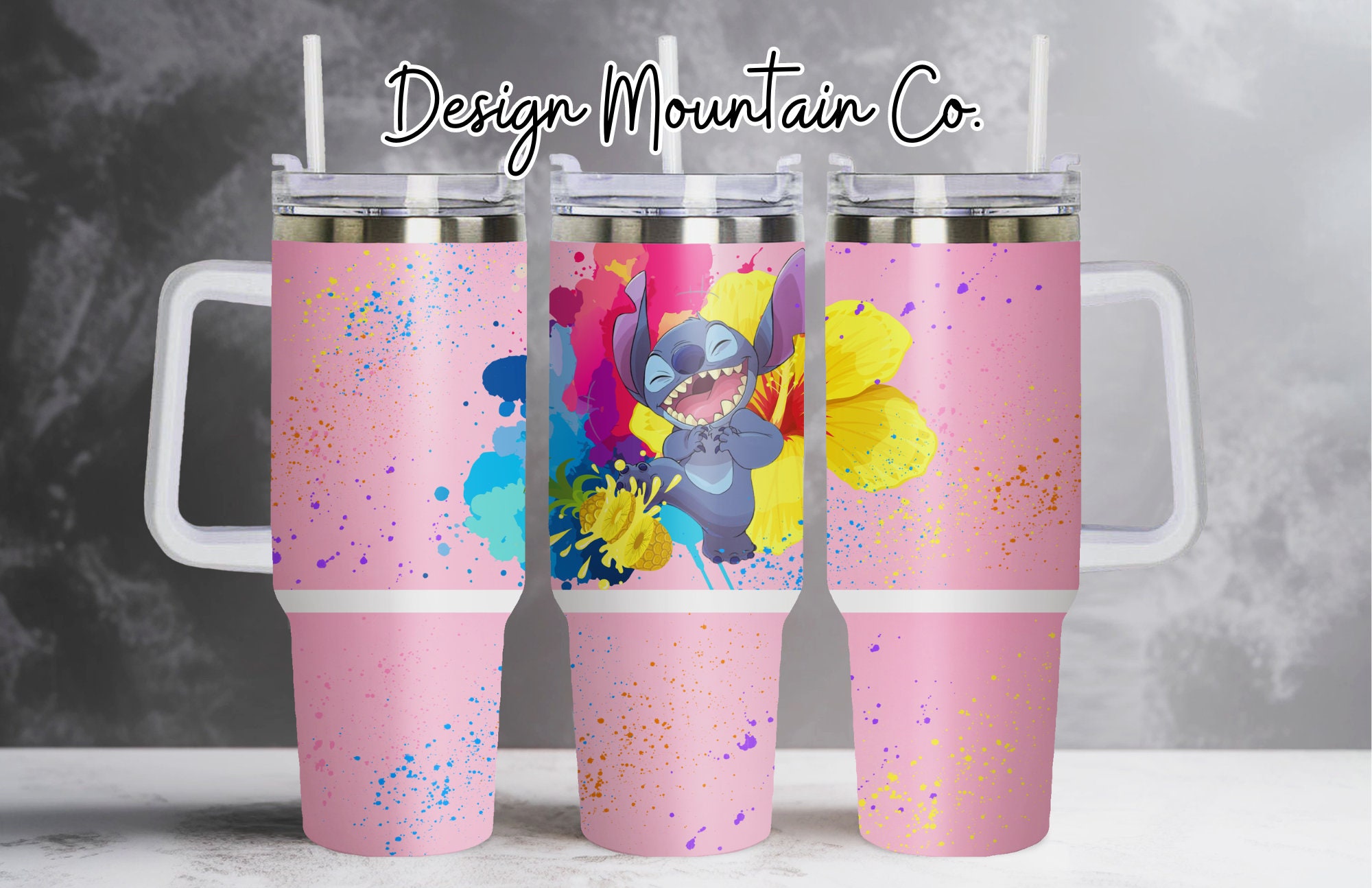 Lilo and Stitch Disney Cartoon Custom Stanley Cup 40 oz 30 oz Tumbler With HandleTVC2301913