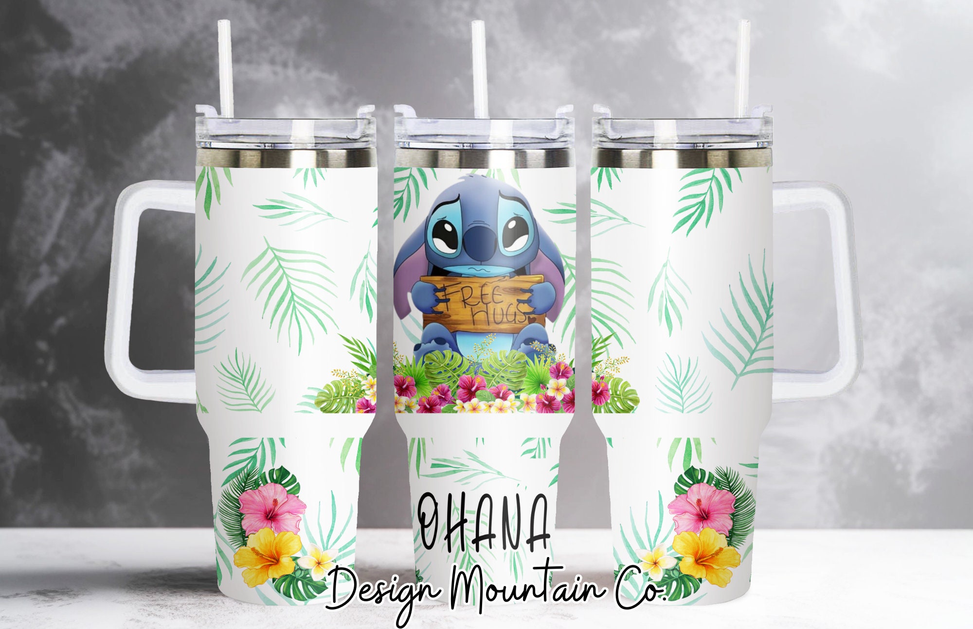 Lilo and Stitch Disney Cartoon Custom Stanley Cup 40 oz 30 oz Tumbler With HandleTVC2301915