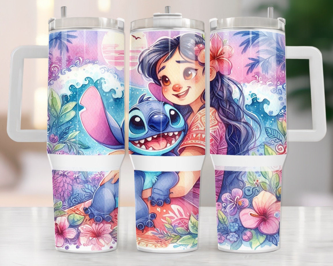 Lilo And Stitch Disney Cartoon Custom Stanley Cup 40 oz 30 oz Tumbler With HandleTVC2301971