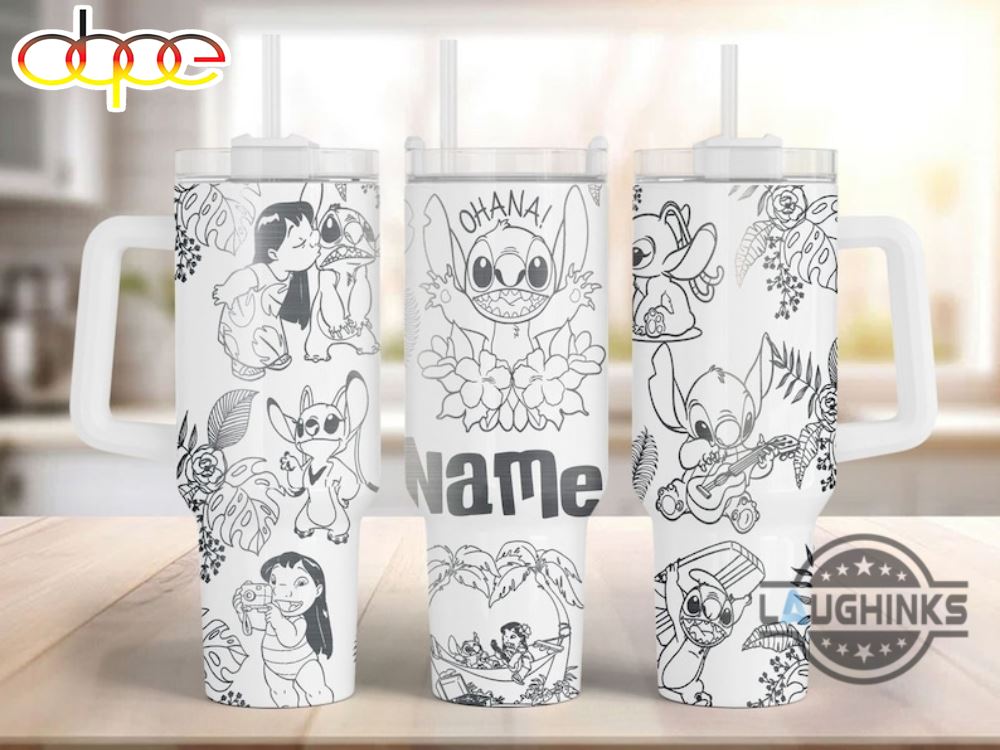 Lilo And Stitch Disney Cartoon Custom Stanley Cup 40 oz 30 oz Tumbler With HandleTVC2301984