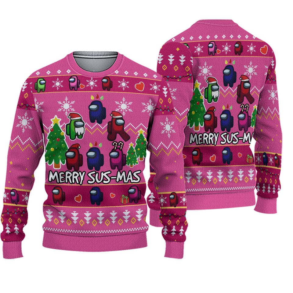 Limited Among Us Merry Sus-Mas Ugly Sweater