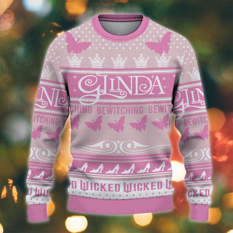 Limited Glinda Ugly Sweater, Glinda Ugly Sweater, Musical Movie Fan Gift