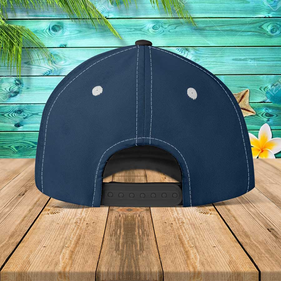 Limousin Blue Hibiscus Flowers Hawaiian Summer Hats, Limousin 3D Cap for Lovers Trucker Hats Custom Hats Gifts For Men & Women