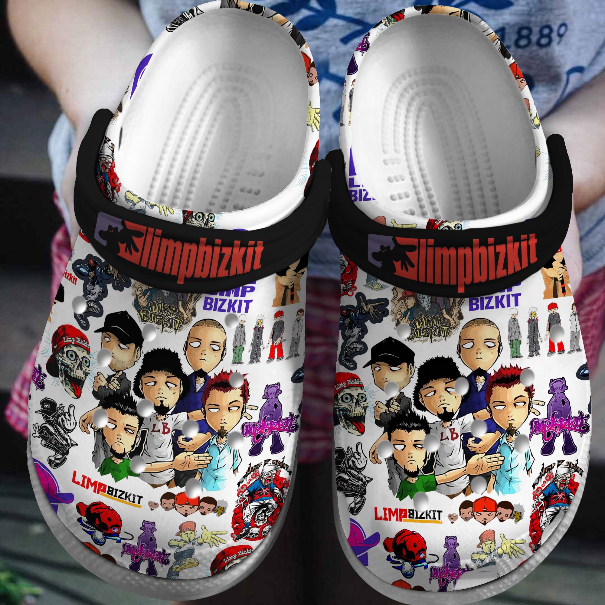 Limp Bizkit Music Crocs Crocband Clogs Shoes Comfortable For Men Women and Kids