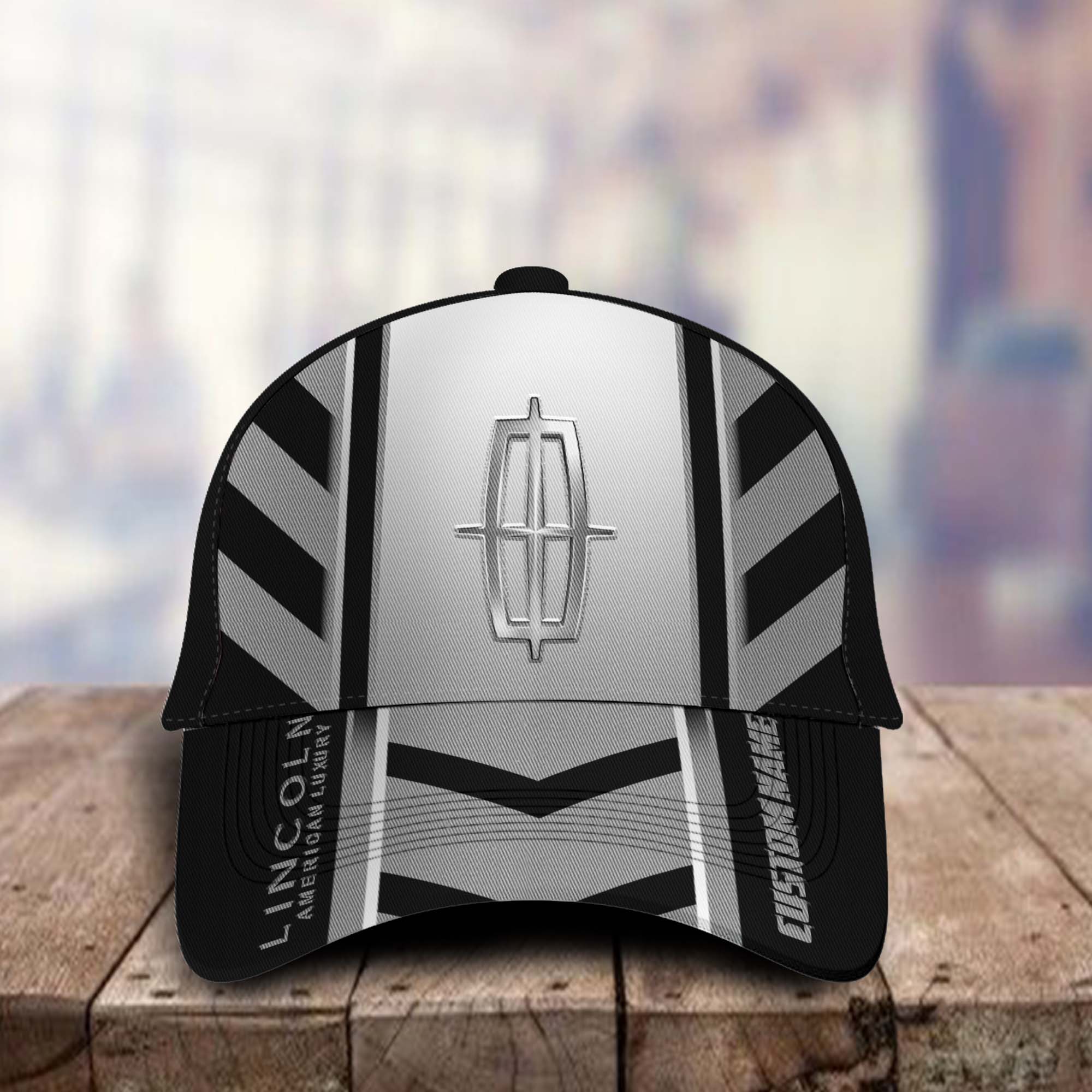 Lincoln 3D Classic Cap Custom Name Trucker Hats Custom Hats Gifts For Men & Women