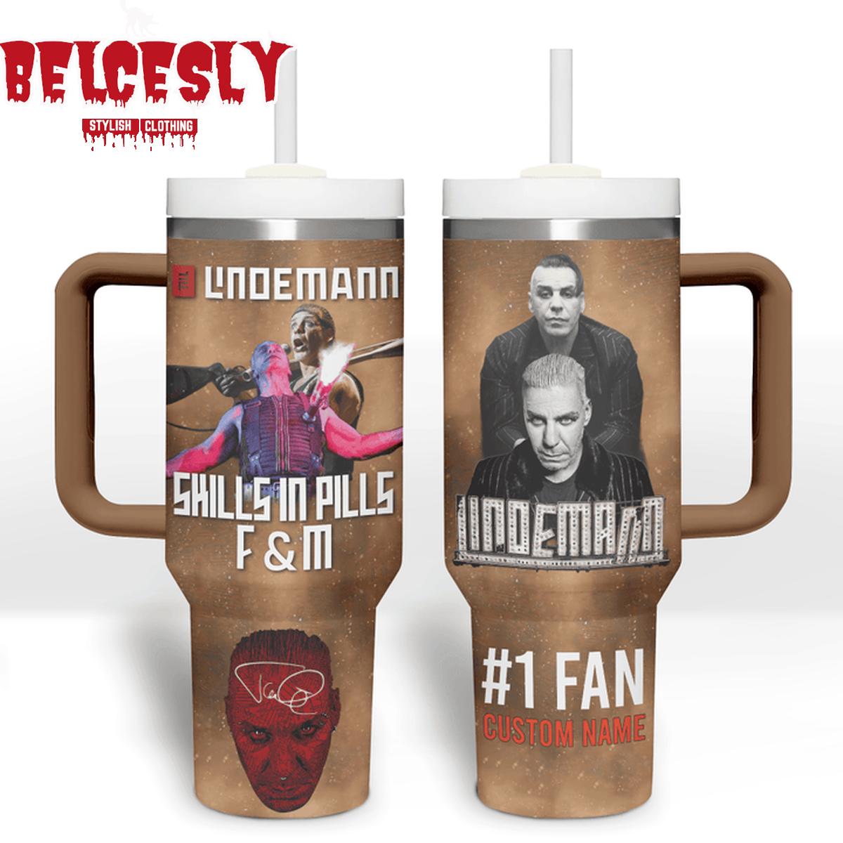 Lindemann Music Custom Stanley Cup 40 oz 30 oz Tumbler With HandleTVC2301537 - Image 2
