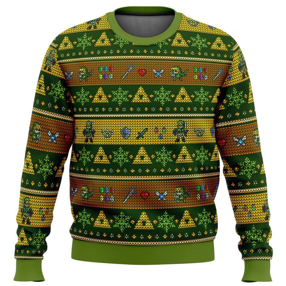 Link Adventure Zelda Ugly Christmas Sweater, Legend of Zelda Shirt, Tears Of The Kingdom